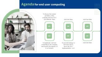 Agenda For End User Computing Ppt PowerPoint Presentation File Layouts PDF