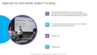 Agenda For Real Estate Project Funding Structure PDF