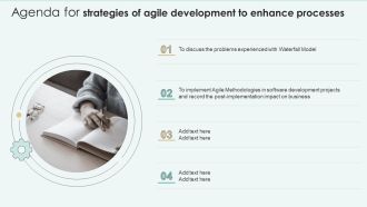 Agenda For Strategies Of Agile Development To Enhance Processes Structure PDF