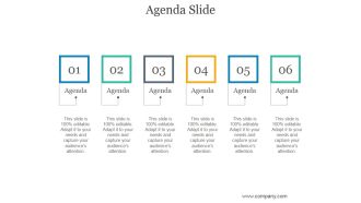 Agenda Slide Ppt PowerPoint Presentation Template