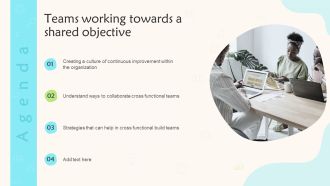 Agenda Teams Working Towards A Shared Objective Topics PDF
