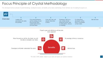 Agile Crystal Method Focus Principle Of Crystal Methodology Information PDF