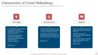 Agile Crystal Techniques Characteristics Of Crystal Methodology Diagrams PDF