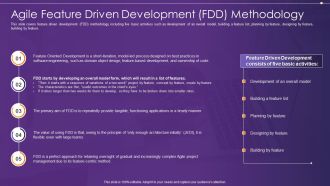 Agile Information Technology Project Administration Agile Feature Driven Development FDD Methodology Download PDF