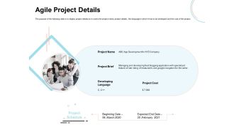 Agile Prioritization Methodology Agile Project Details Ppt Ideas Maker PDF
