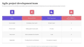 Agile Project Development Team Ideas PDF