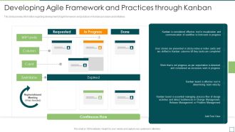 Agile Software Development And Management IT Developing Agile Framework And Practices Download PDF