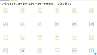Agile Software Development Proposal Icons Slide Template PDF
