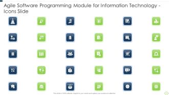 Agile Software Programming Module For Information Technology Icons Slide Formats PDF