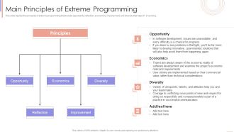 Agile Sprint Technique In Software Main Principles Of Extreme Programming Mockup PDF