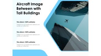 Aircraft Image Between With Tall Buildings Ppt PowerPoint Presentation Layouts Graphics Template PDF