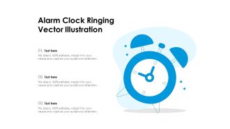 Alarm Clock Ringing Vector Illustration Ppt PowerPoint Presentation File Inspiration PDF