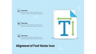 Alignment Of Font Vector Icon Ppt PowerPoint Presentation Infographic Template Graphics PDF