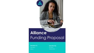 Alliance Funding Proposal Example Document Report Doc Pdf Ppt