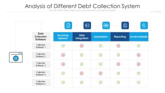 Analysis Of Different Debt Collection System Ppt PowerPoint Presentation Outline Graphics Download PDF