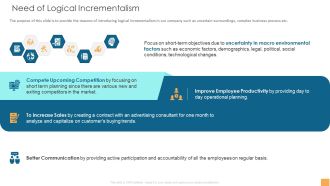 Analytical Incrementalism Need Of Logical Incrementalism Ppt File Graphics Tutorials PDF