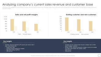 Analyzing Companys Current Sales Revenue And Customer Base Graphics PDF