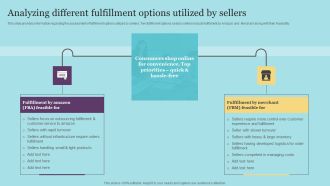 Analyzing Different Fulfillment Options Utilized By Sellers Information PDF