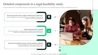 Analyzing The Economic Detailed Components In A Legal Feasibility Study Summary PDF
