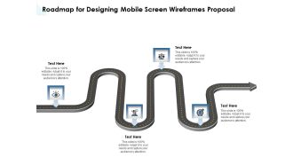 App Wireframing Roadmap For Designing Mobile Screen Wireframes Proposal Brochure PDF