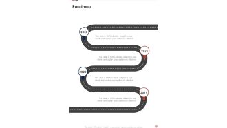 Application Development Freelance Proposal Roadmap One Pager Sample Example Document