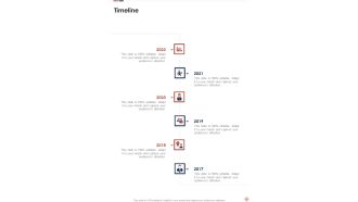 Application Development Freelance Proposal Timeline One Pager Sample Example Document