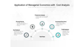 Application Of Managerial Economics With Cost Analysis Ppt PowerPoint Presentation Outline Inspiration