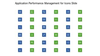 Application Performance Management For Icons Slide Ppt Summary Microsoft PDF