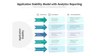 Application Stability Model With Analytics Reporting Ppt PowerPoint Presentation File Layouts PDF