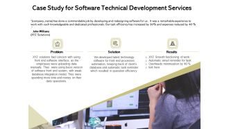 Application Technology Case Study For Software Technical Development Services Information PDF