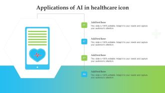 Applications Of AI In Healthcare Icon Microsoft PDF