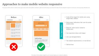 Approaches To Make Mobile Website Responsive Search Engine Optimization Services To Minimize Elements PDF