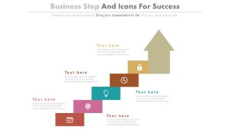 Arrow Steps Infographic Layout Design Powerpoint Slides