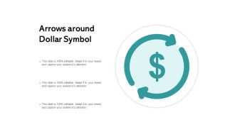 Arrows Around Dollar Symbol Ppt PowerPoint Presentation Slides Topics