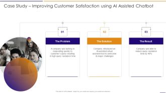 Artificial Intelligence For IT Operations Playbook Case Study Improving Customer Satisfaction Using AI Assisted Chatbot Guidelines PDF