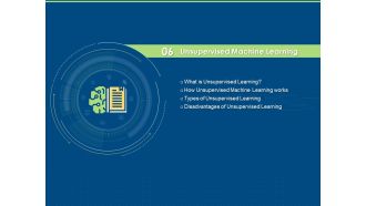 Artificial Intelligence Machine Learning Deep Learning Unsupervised Machine Learning Ppt PowerPoint Presentation Backgrounds PDF
