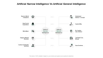 Artificial Narrow Intelligence Vs Artificial General Intelligence Ppt PowerPoint Presentation Icon Information