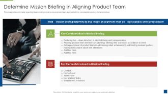 Ascertain Primary Stage For Successful Application Development Determine Mission Briefing Designs PDF