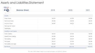 Assets And Liabilities Statement Startup Business Strategy Ppt Infographic Template Topics PDF