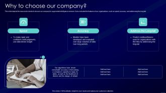 Augmented Intelligence Tools And Applications IT Why To Choose Our Company Topics PDF
