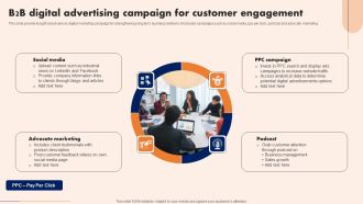 B2B Digital Advertising Campaign For Customer Engagement Guidelines PDF
