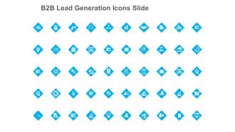B2B Lead Generation Icons Slide Ppt Infographic Template Show PDF