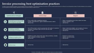 BPM System Methodology Invoice Processing Best Optimisation Practices Brochure PDF
