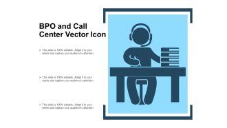 BPO And Call Center Vector Icon Ppt PowerPoint Presentation Show Example Topics PDF
