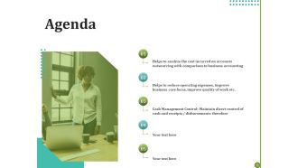 BPO For Managing Enterprise Financial Transactions Agenda Template PDF