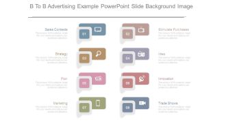 B To B Advertising Example Powerpoint Slide Background Image