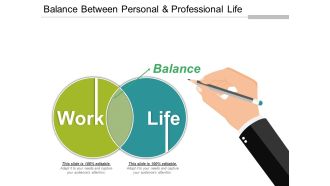 Balance Between Personal And Professional Life Ppt PowerPoint Presentation Guide
