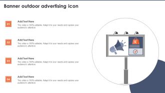 Banner Outdoor Advertising Icon Elements PDF