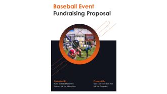 Baseball Event Fundraising Proposal Example Document Report Doc Pdf Ppt