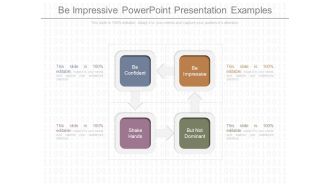 Be Impressive Powerpoint Presentation Examples